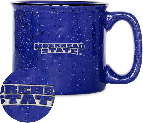 Vista 50 de Rico Industries NCAA Speckle 12oz Laser Engraved Campfire Mug