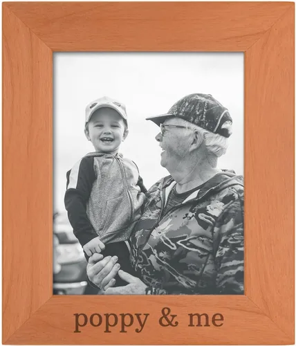 Vista 22 de Personalized Gifts Grandpa Gift Grandpa and Me Grandchild - Marco de fotos de madera natural grabado de 4 x 6 pulgadas, diseño de paisaje