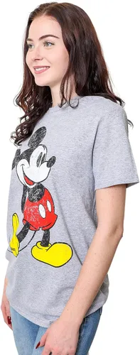 Vista 6 de Disney Mickey Mouse - Camiseta clásica envejecida de pie