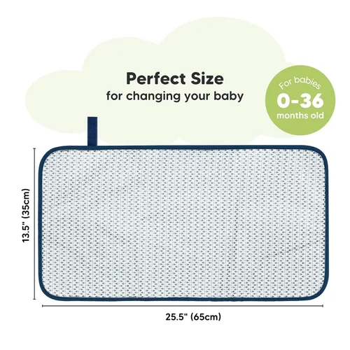 Vista 3 de KeaBabies Cambiador de pañales portátil y portabebés KeaBabies – Cambiador de bebé plegable impermeable – Todo en 1 Original transpirable Baby