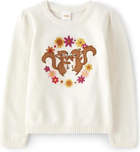 Vista 14 de Gymboree Suéter sin botones de manga larga con cuello redondo para bebés y niños pequeños Negro