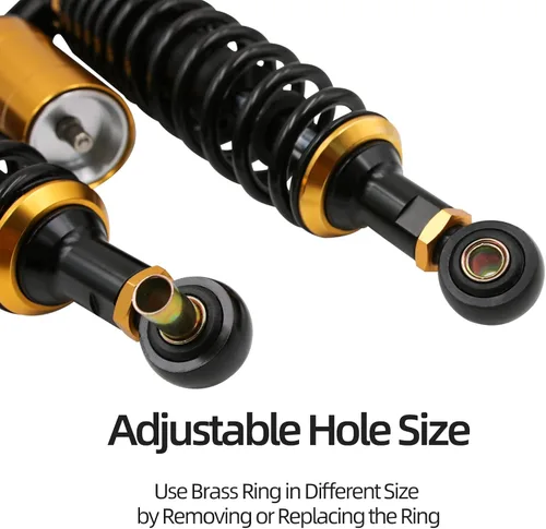 Vista 6 de Amortiguadores universales para motocicleta, 12.598 in, amortiguador de aire trasero para Honda Kawasaki Suzuki Yamaha Go Kart ScootersSport Street