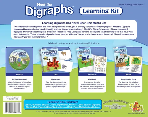Vista 2 de Meet the Digraphs Learning Kit
