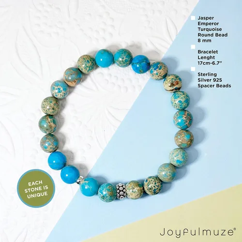 Vista 7 de Premium Handmade Crystal Healing, Gemstone Beaded Gift For Men Women