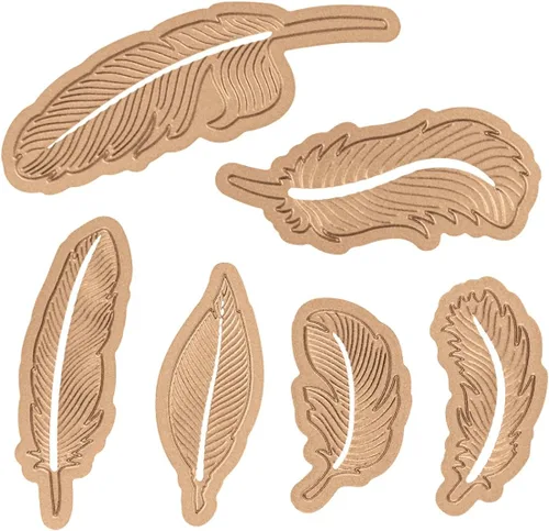 Vista 3 de Spellbinders S4-428 Shapeabilities Plumas Grabadas/Obleas Delgadas Troqueles