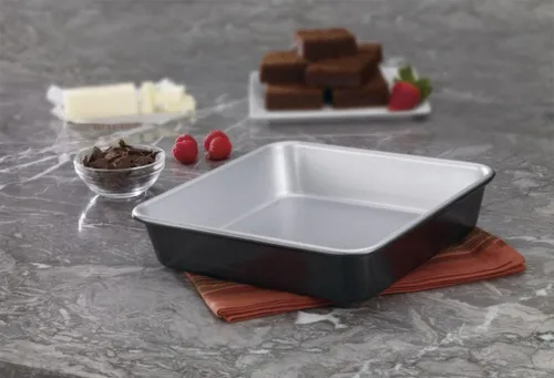 Vista 6 de Cuisinart Chef's Classic - Fuente antiadherente para horno, PlateadoNegro