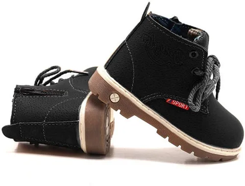 Vista 3 de RVROVIC Botas de bebé para niños y niñas, botas de senderismo para niños pequeños