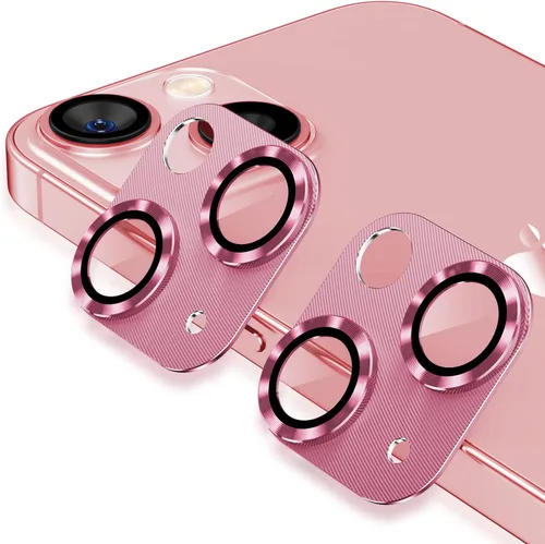 Vista 9 de Korecase - Protector de lente de cámara para iPhone 14 / iPhone 14 Plus, cubierta de metal para cámara, película de metal de aluminio de dureza 9H