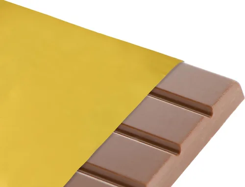 Vista 6 de Penta Angel 50 envoltorios de barra de caramelo, papel de regalo de chocolate de aluminio con respaldo de papel grueso para Navidad, boda 50