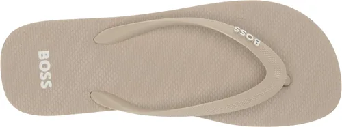 Vista 5 de BOSS Sandalias con logotipo audaz para hombre, leche de avena, 8-9, Leche de avena, 8-9