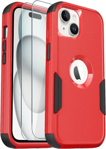 Vista 16 de Funda para iPhone 12, 2 protectores de pantalla de vidrio templado, 10 pies a prueba de caídas, antideslizante, a prueba de golpes, para iPhone 12