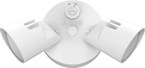 Vista 5 de Lithonia Lighting HomeGuard - 2 luces LED de inundación para exteriores, luces LED para exteriores, sensor de atardecer a amanecer, lúmenes Blanco