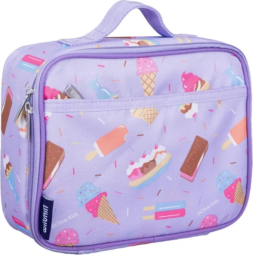 Vista 29 de Wildkin Lonchera para niños con aislamiento – Durable y reutilizable para la escuela y los viajes - Bailarina