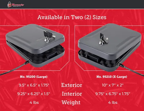 Vista 5 de Caja de seguridad Hornady para armas y objetos de valor
