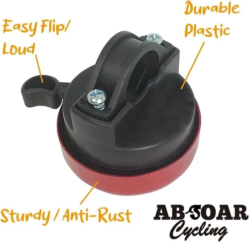 Vista 2 de Bike Bells Classic Loud Sound Fit City Bike MTB Scooters USA, negro, azul, rojo, oro, plata, morado