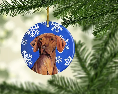 Vista 270 de Caroline's Treasures Cavalier Spaniel - Adorno de cerámica para colgar en el árbol de Navidad, para el hogar, Navidad, fiestas, regalo, 3 pulgadas