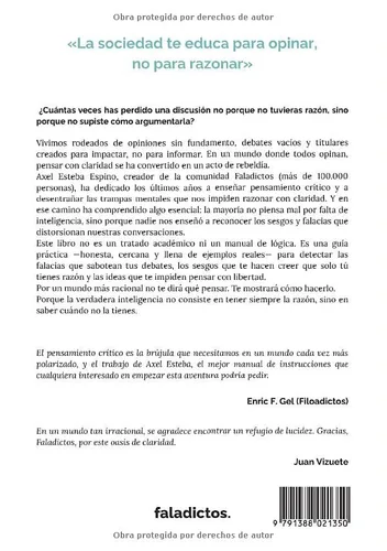 Vista 2 de Por un mundo más racional Una guía accesible para entrenar tu pensamiento crítico el antídoto contra la manipulación y la desinformación diaria.