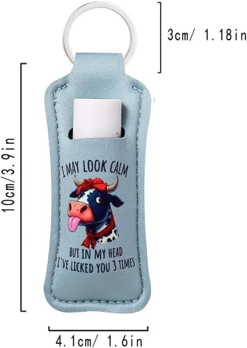 Vista 51 de COOKOOKY Chapstick - Llavero con clip para bálsamo labial