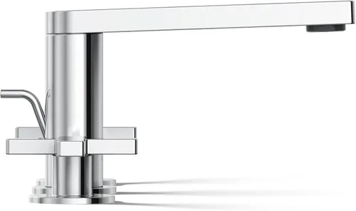 Vista 8 de Kohler 73060-3-CP Composed Grifo de lavabo de baño con asas cruzadas, 1.2 gpm, cromo pulido