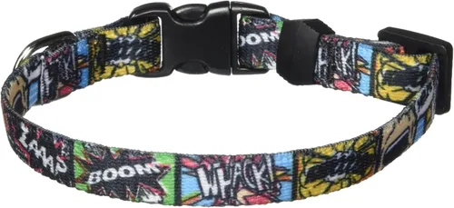 Vista 13 de Yellow Dog Design Collar para perro con graffiti, tamaño grande, 18 a 28 pulgadas Perro Graffiti