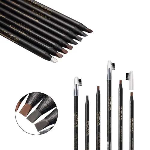 Vista 3 de Guapa Microblading - Lápiz de cejas impermeable con cordón para marcar, rellenar y contornar, maquillaje de tatuaje y maquillaje permanente