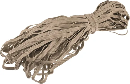 Vista 25 de MECCANIXITY Cordón elástico plano para coser de 1/4 de pulgada, 0.236 in, 33 yardas, cuerda elástica pesada para manualidades, color verde militar