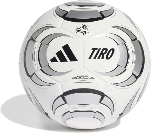 Vista 9 de Balón de fútbol unisex para adultos adidas Tiro Match Limón lúcido/Negro/Rojo Lucido/Hierro Metálico/Liga