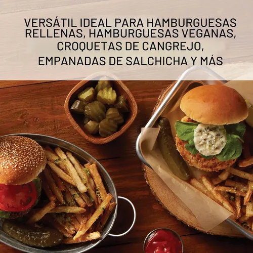 Vista 2 de Prensa para hamburguesas Weston, única y antiadherente, Sencillo, talla única , Gris