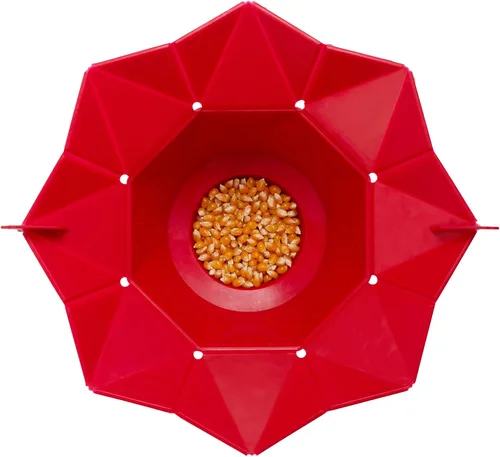 Vista 4 de Recipiente apto microondas para palomitas de maíz Chef 'n (rojo).