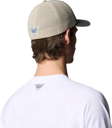 Vista 351 de Columbia Gorra de bola de malla Bandera antigua de malva/blanco/pescado
