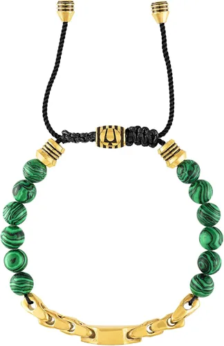 Vista 2 de Bulova Pulsera Bolo con cuentas de malaquita y espinela negra, no conocido