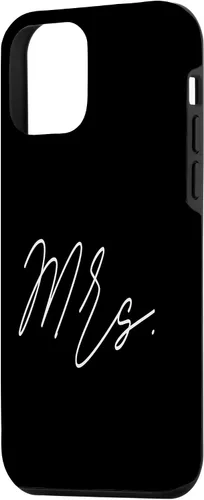 Vista 2 de iPhone 12 mini - Estuche de regalo para boda, diseño de señora novia