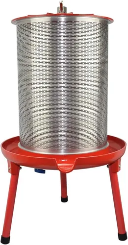 Vista 8 de Prensa hidráulica de frutas de 5,3 galones de sidra de vino de vejiga de uva Prensa de jugo de uva Hydro-powered electricity-free press mechanism
