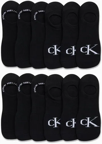Vista 2 de Calvin Klein Calcetines Invisibles para Hombre - Paquete de 12 Calcetines Ligeros de Alto Rendimiento Antideslizantes Invisibles para Hombres
