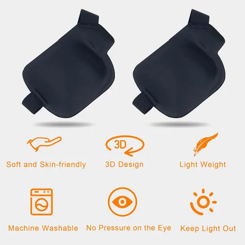 Vista 6 de Parche para los ojos, 2 parches médicos para los ojos para adultos y niños, parches para ojos perezosos para ambliopía 3D para ojo derecho (derecha)