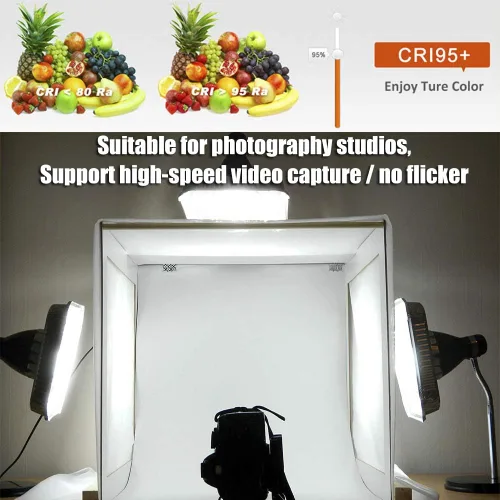 Vista 6 de Tira de Luz LED Blanca 2835 CRI Alto 90 - Luz de Tira LED Flexible de Cuatro Filas de Color Brillante 24V - IP20 - 3,530 lm/m para Iluminación
