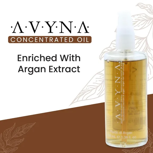 Vista 2 de Avyna Líquido de reestructuración capilar con aceite de argán 3.38 fl oz