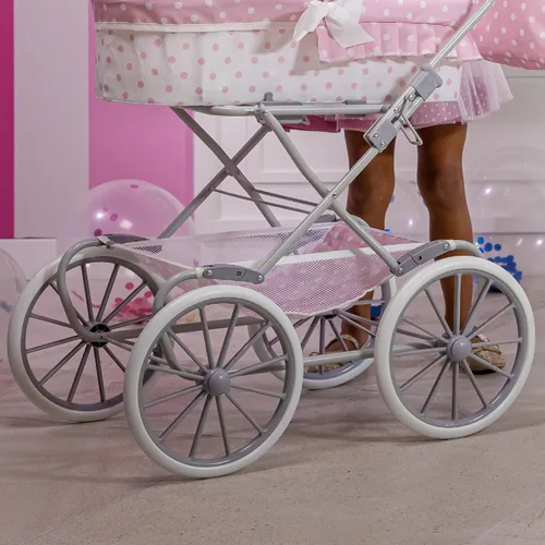 Vista 3 de JC Toys Berenguer Boutique Cochecito de muñeca real Rosa A partir de 3 años