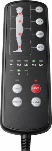 Vista 5 de Carepeutic Targeted Zone Deluxe - Alfombrilla de masaje con vibración con terapia de calor, 7 libras