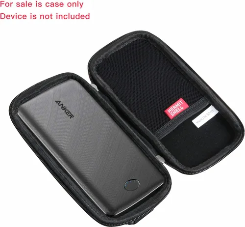 Vista 2 de Hermitshell Estuche rígido de viaje para banco de energía Anker (PowerCore 10K) compacto listo para viajar 10000mAh batería A1229