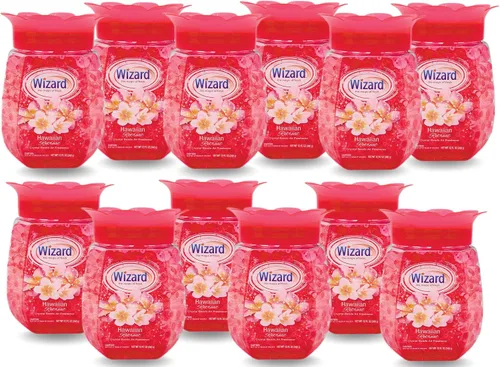 Vista 10 de WIZARD - Perlas de gel eliminadoras de olores, 12 onzas, paquete de 12 ambientadores para baño. Habitaciones, por áreas y ambientadores