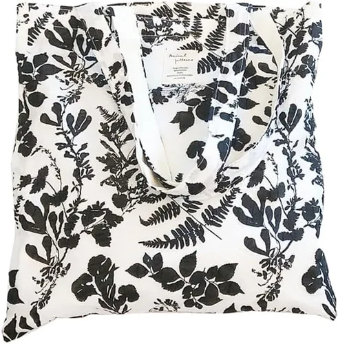 Vista 36 de Floral Canvas Tote Bag Double-Sided Printed Cloth Cotton Tote Floral Shoulder Bags for Beach Travel Shopping Grocery