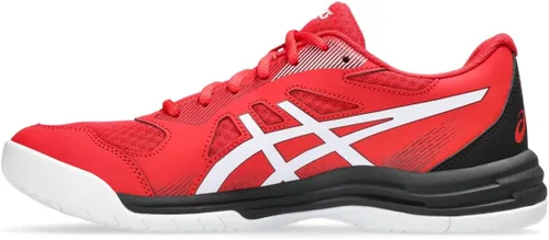 Vista 10 de ASICS Zapatillas de voleibol Upcourt 5 para hombre Negro/Rojo Clásico