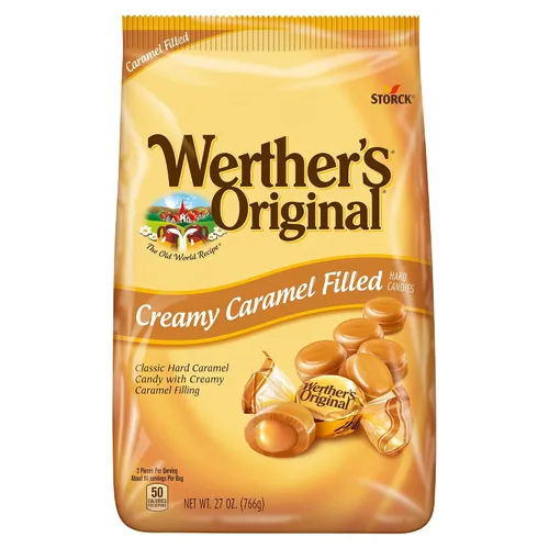 Vista 40 de Werther's Original - Golosinas duras rellenas de manzana caramelizada, 5.5 oz, paquete de 2