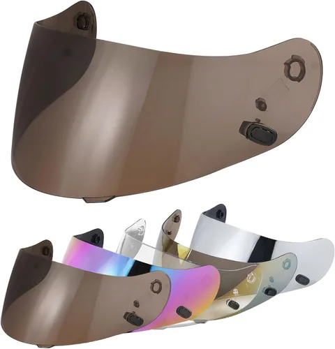 Vista 12 de VCOROS Casco de motocicleta, visera de repuesto para casco HJC HJ-09 CL-15 CL-17 CL-16 CL-SP AC-12 FS-10 CS-R1 IS-16 CS-R2 Shield Arcoíris