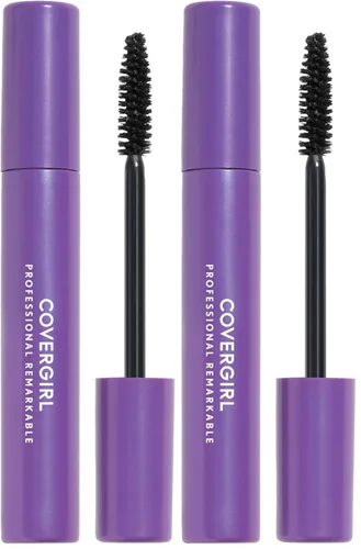 Vista 6 de Covergirl Máscara Profesional Remarkable, Very Black, 0.3 Onzas Líquidas