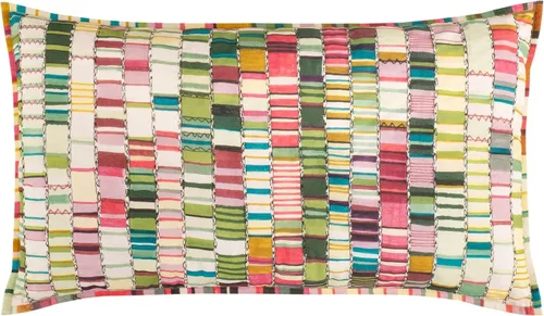 Vista 4 de Pine Cone Hill Penelope Stripe - Funda de algodón con rayas múltiples, estándar