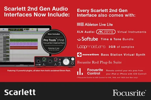 Vista 6 de Focusrite Interfaz de audio USB Scarlett Solo (2.ª generación) con Pro Tools Primero