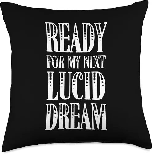 Vista 4 de Ready For My Next Lucid Dream Lucid Dreamer Gift Ready for My Next Lucid Dreamer Dreaming - Almohada de 16 x 16 pulgadas, multicolor
