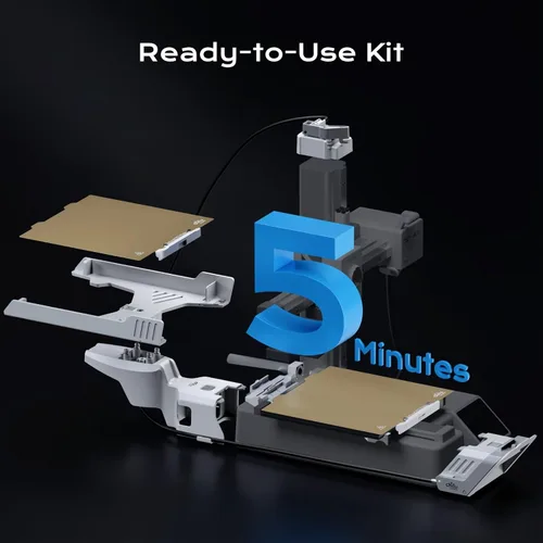 Vista 3 de Chitu Systems PlateCycler C1M para Bambu Lab A1 Mini, Cambiador Automático de Placa de Construcción, Incluye 4 Placas PEI Texturizadas con Gancho